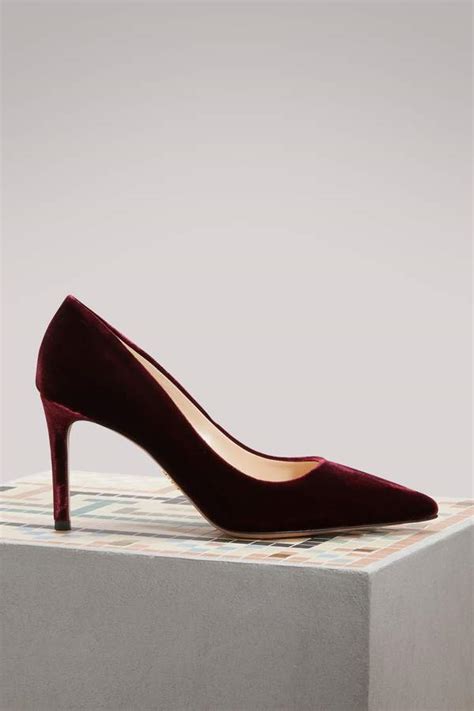 prada t-strap pumps|prada velvet pumps.